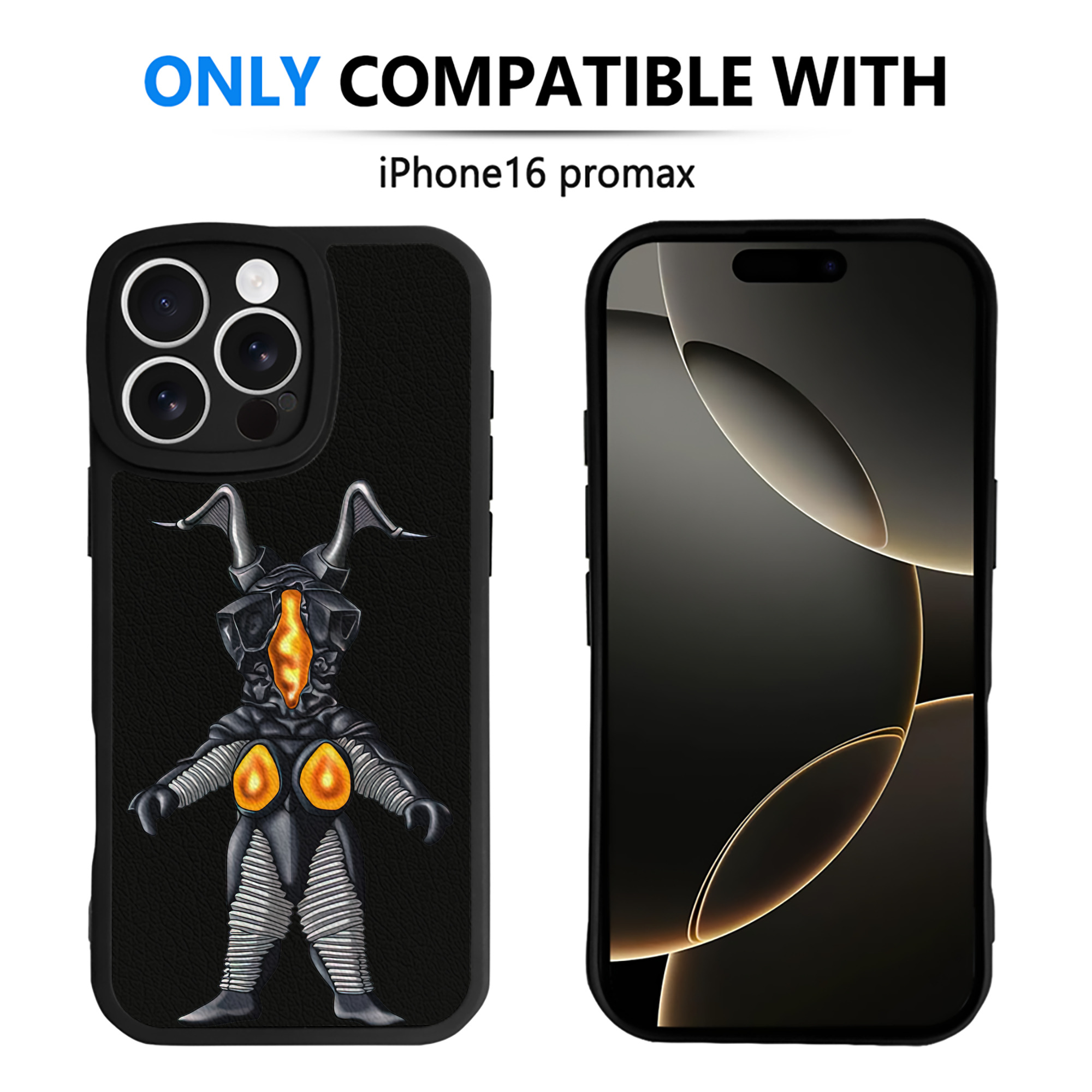 （画像用） ウルトラマン Ultraman 【iPhone 16シリーズ対応】シリコンスマホケース（レザー調） 材質：シリコン